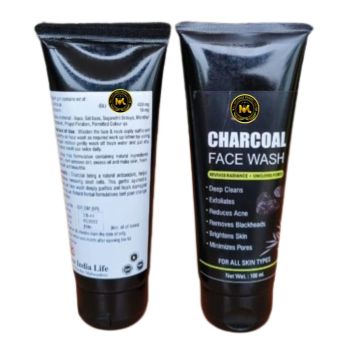 Charcoal face wash